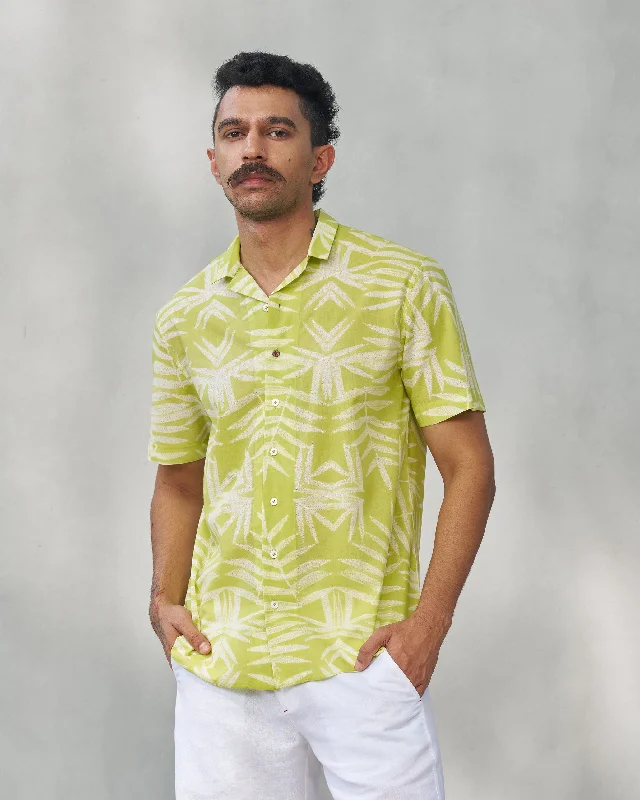  -Non-contact cat thermometer Mistari Shirt - Lime