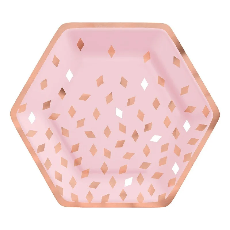 - Pregnant cat delivery room warming box Blush Birthday - Plates 9 inches, 8 Count