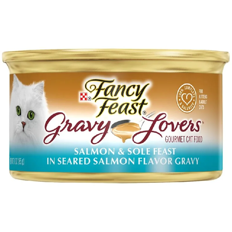    - Royal Canin cat food recommendations  Fancy Feast Gravy Lovers Salmon & Sole Feast In Seared Salmon Flavor Gravy Canned Cat Food