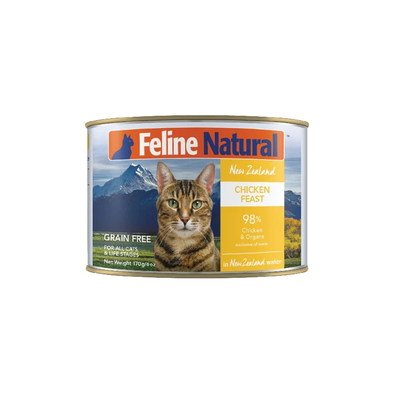3. **Ingredient-Related**  Feline Natural Chicken Feast Wet Cat Food 170g