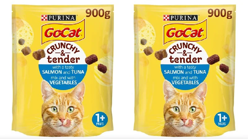 - Hypoallergenic cat food GabTon Rise Go-Cat Crunchy & Tender Salmon Tuna Vegetable 900G (Pack of 2) - Hypoallergenic cat food GabTon Rise Go-Cat Crunchy & Tender Salmon Tuna Vegetable 900G (Pack of 2)