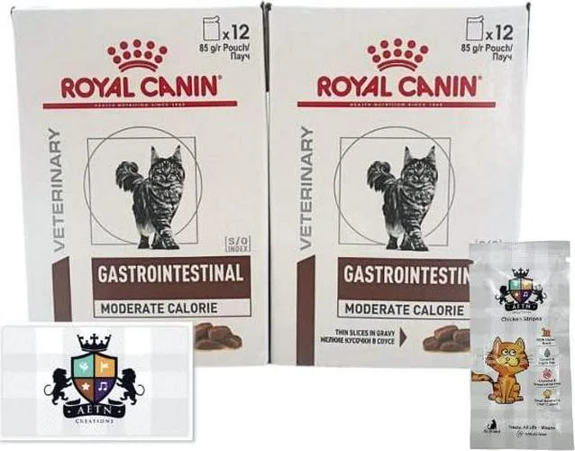- Natural ingredient cat food Gastrointestinal Moderate Calorie Wet Cat Food Pack Of 2 12x85g Pouches Plus AETN Creations Chicken Treat, Optimal Digestive Health For Healthy And Happy Cats - Natural ingredient cat food Gastrointestinal Moderate Calorie Wet Cat Food Pack Of 2 12x85g Pouches Plus AETN Creations Chicken Treat, Optimal Digestive Health For Healthy And Happy Cats