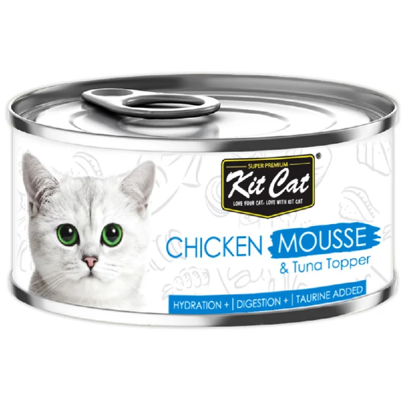    - Orijen cat food reviews  Kit Cat Chicken Mousse & Tuna Topper Grain-Free Canned Cat Food 80g