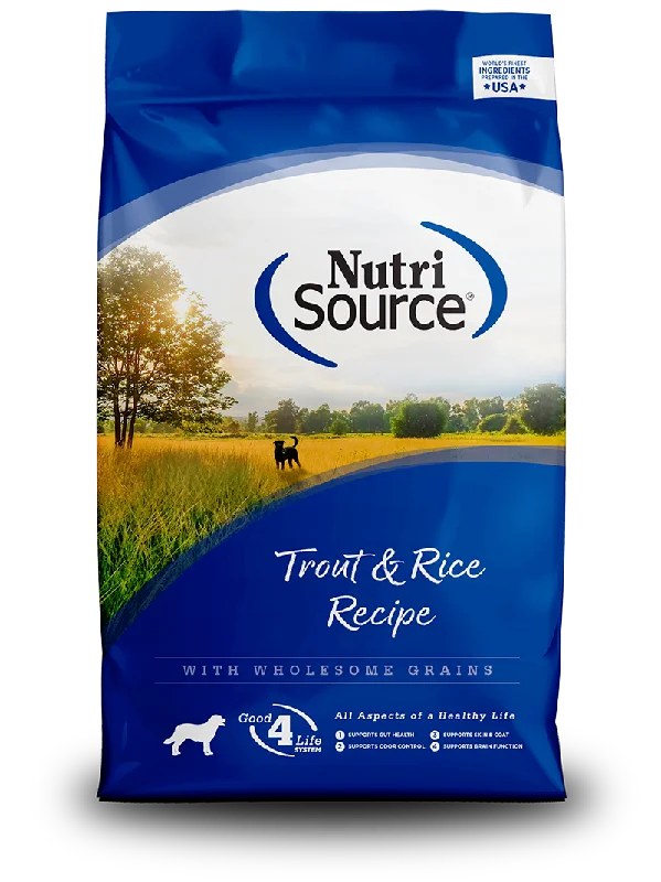 - Royal Canin dog food recommendationNutrisource Adult Trout and Rice Dry Dog Food