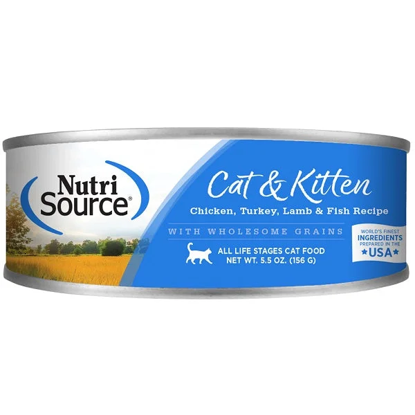 6. **Special Needs**  Nutrisource Cat & Kitten Chicken , Turkey , Lamb & Fish 5.5oz