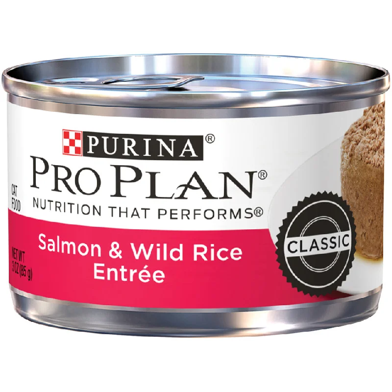    - Cat food for coat health  Purina Pro Plan Pate Salmon & Wild Rice Entree Wet Cat Food