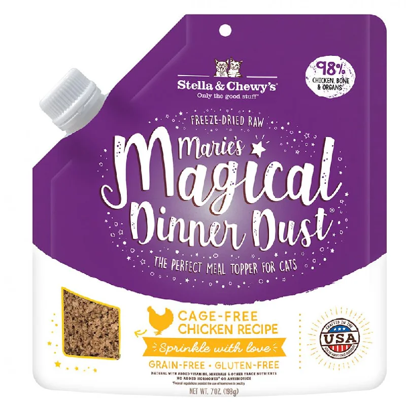 - Cat food for dental health Stella & Chewy's Marie's Magical Dinner Dust Cage Free Chicken Cat Food Topper - Cat food for dental health Stella & Chewy's Marie's Magical Dinner Dust Cage Free Chicken Cat Food Topper